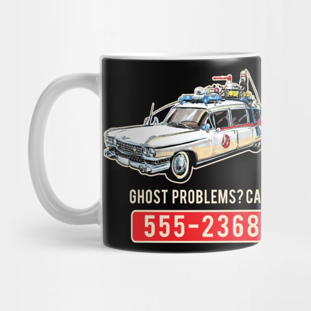 Ghost Problems Call 555-2368 by Alema Art